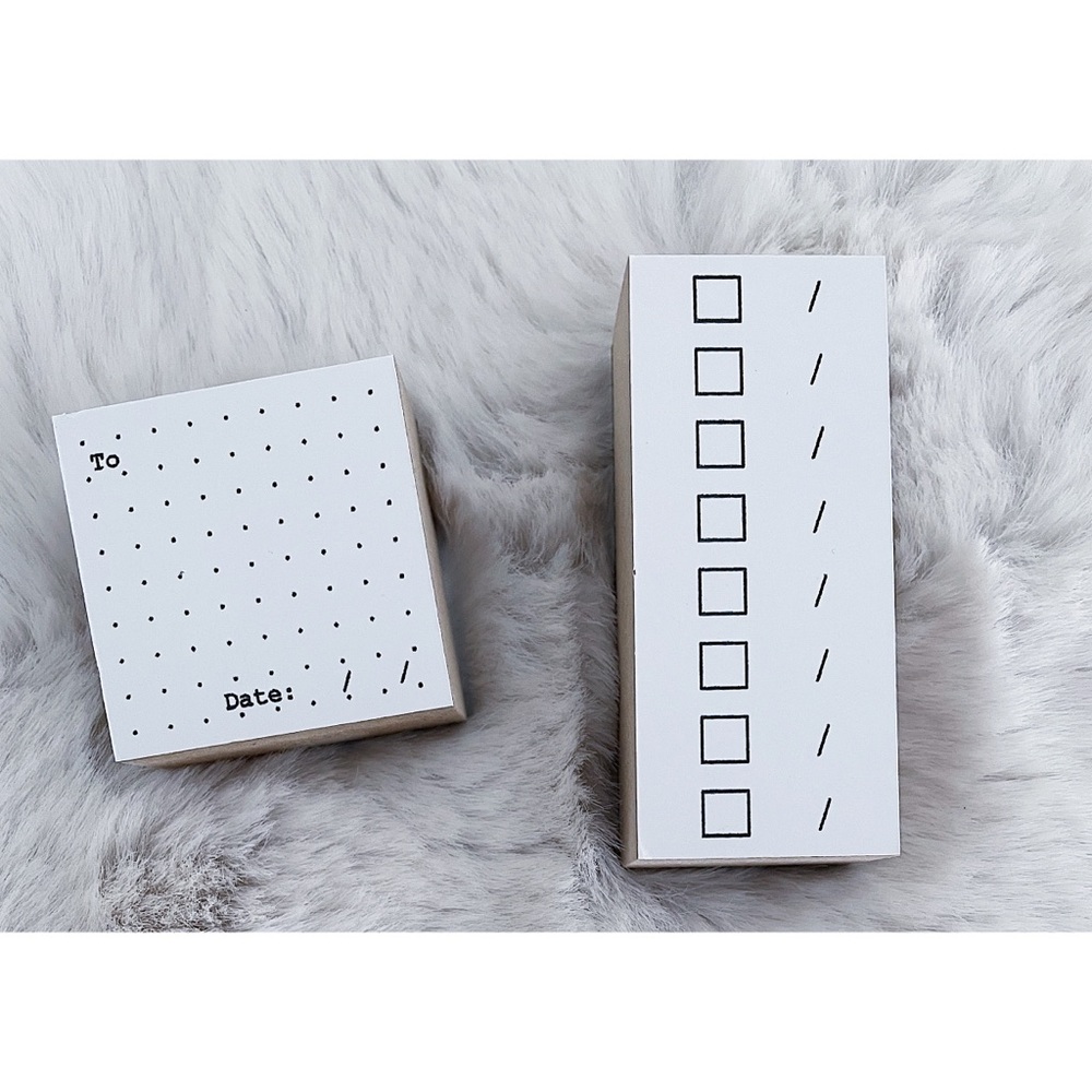 Planner Rubber Stamp Set